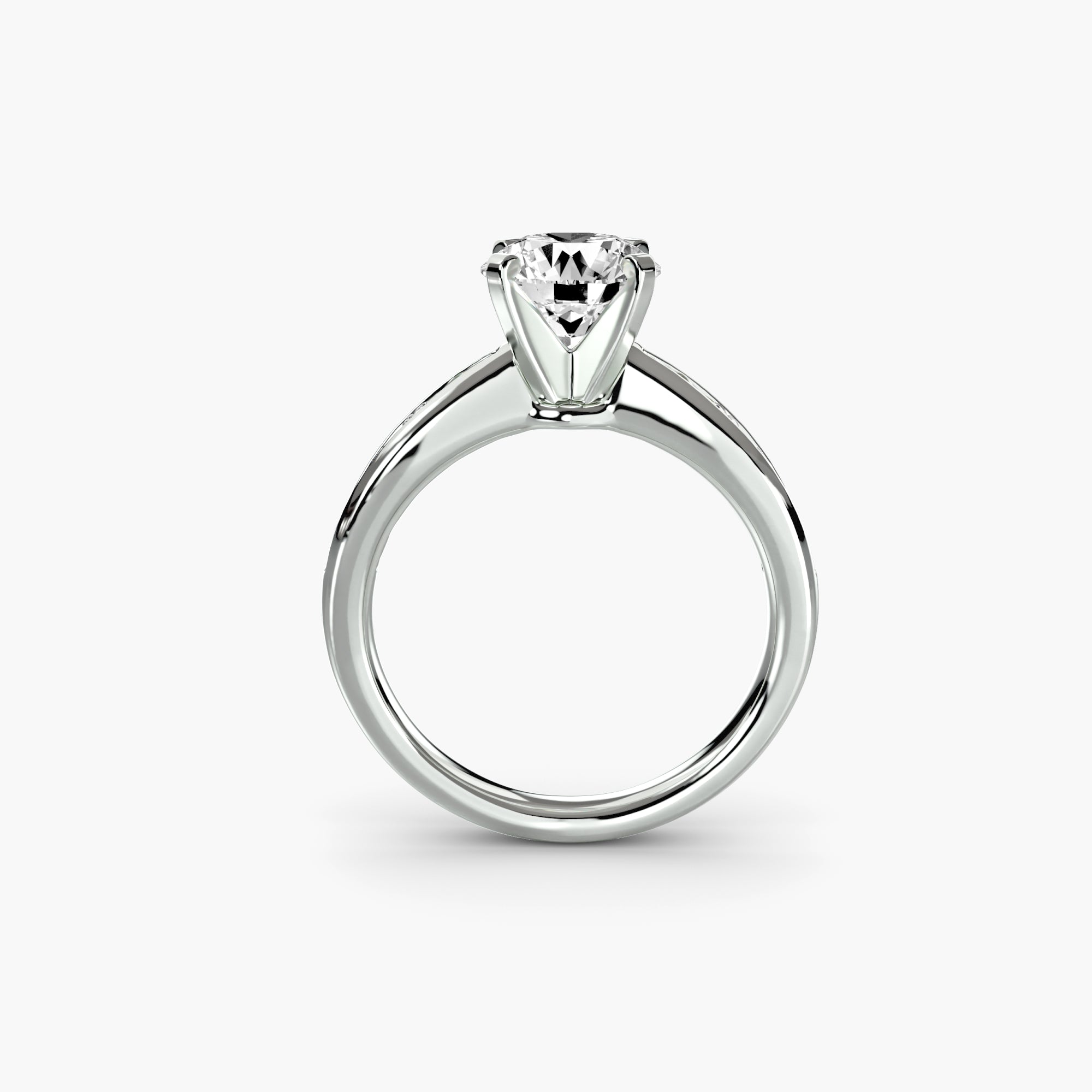 Inel de logodna Solitaire with Pavé III