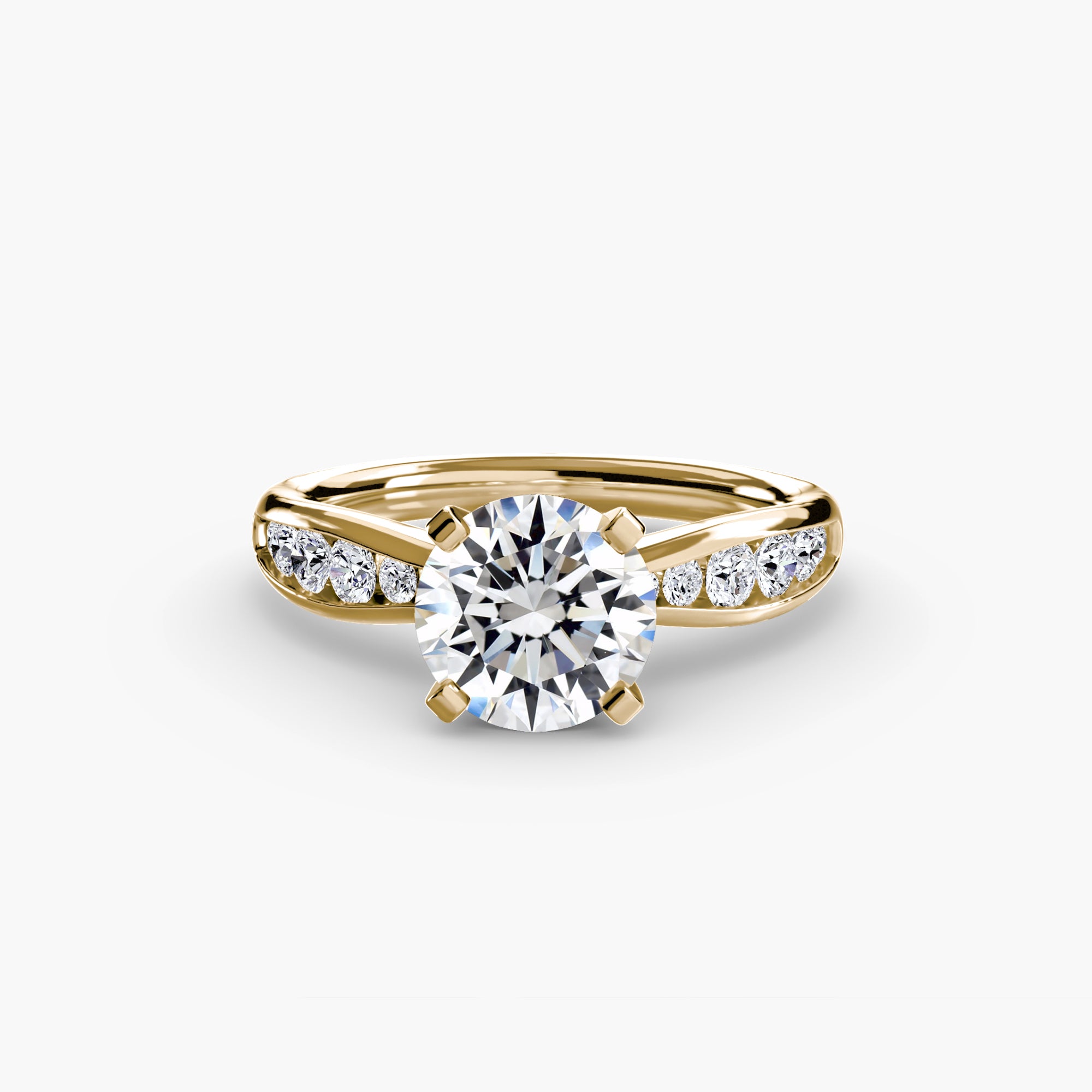 Inel de logodna Solitaire with Pavé III