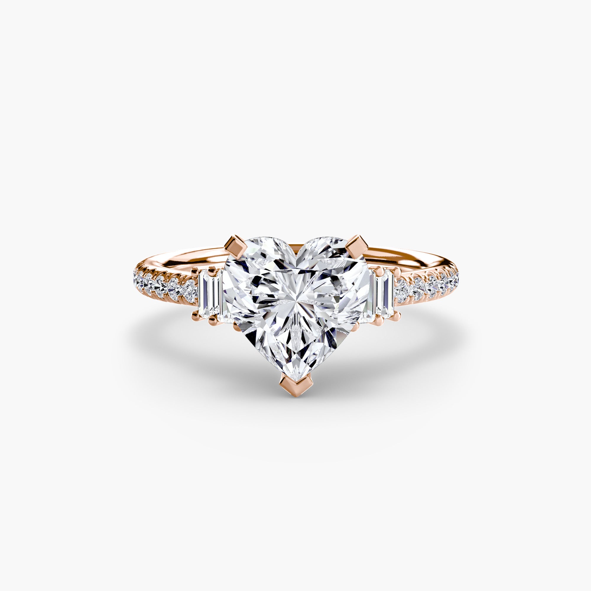 Inel de logodna Solitaire with Pavé IV