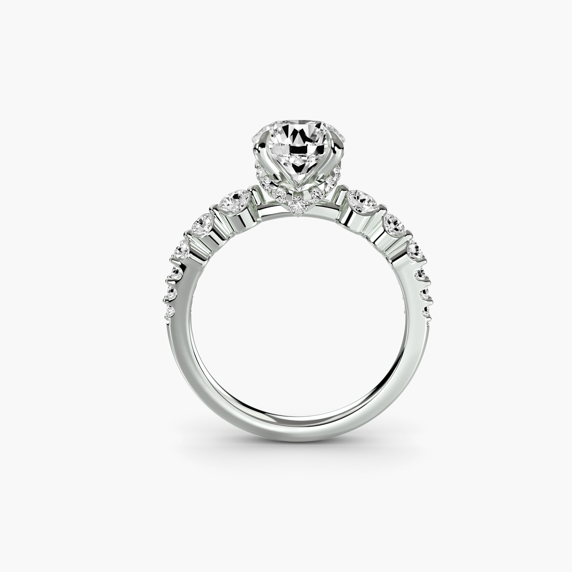 Inel de logodna Cascade Diamond