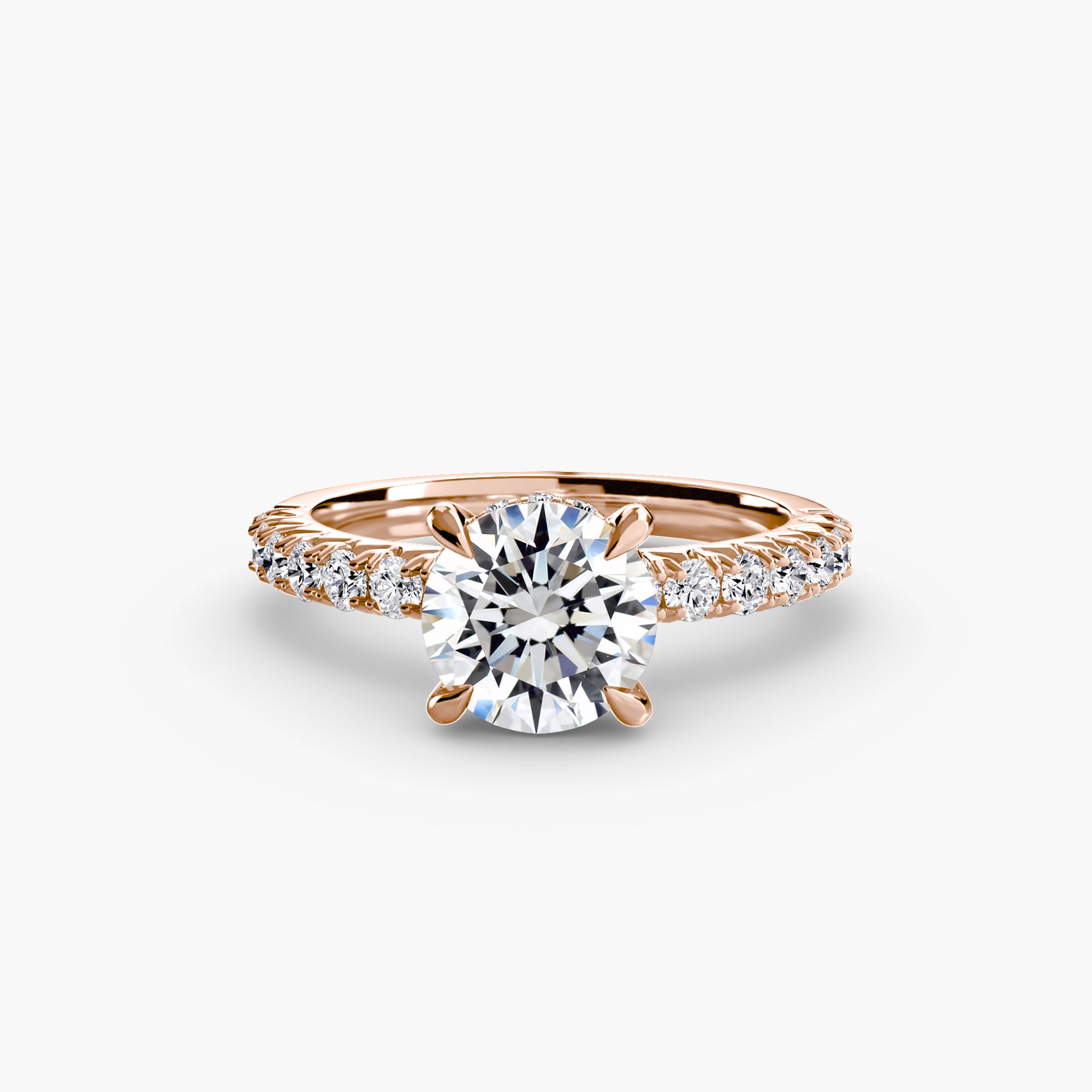 Inel de logodna Solitaire with Pavé VI