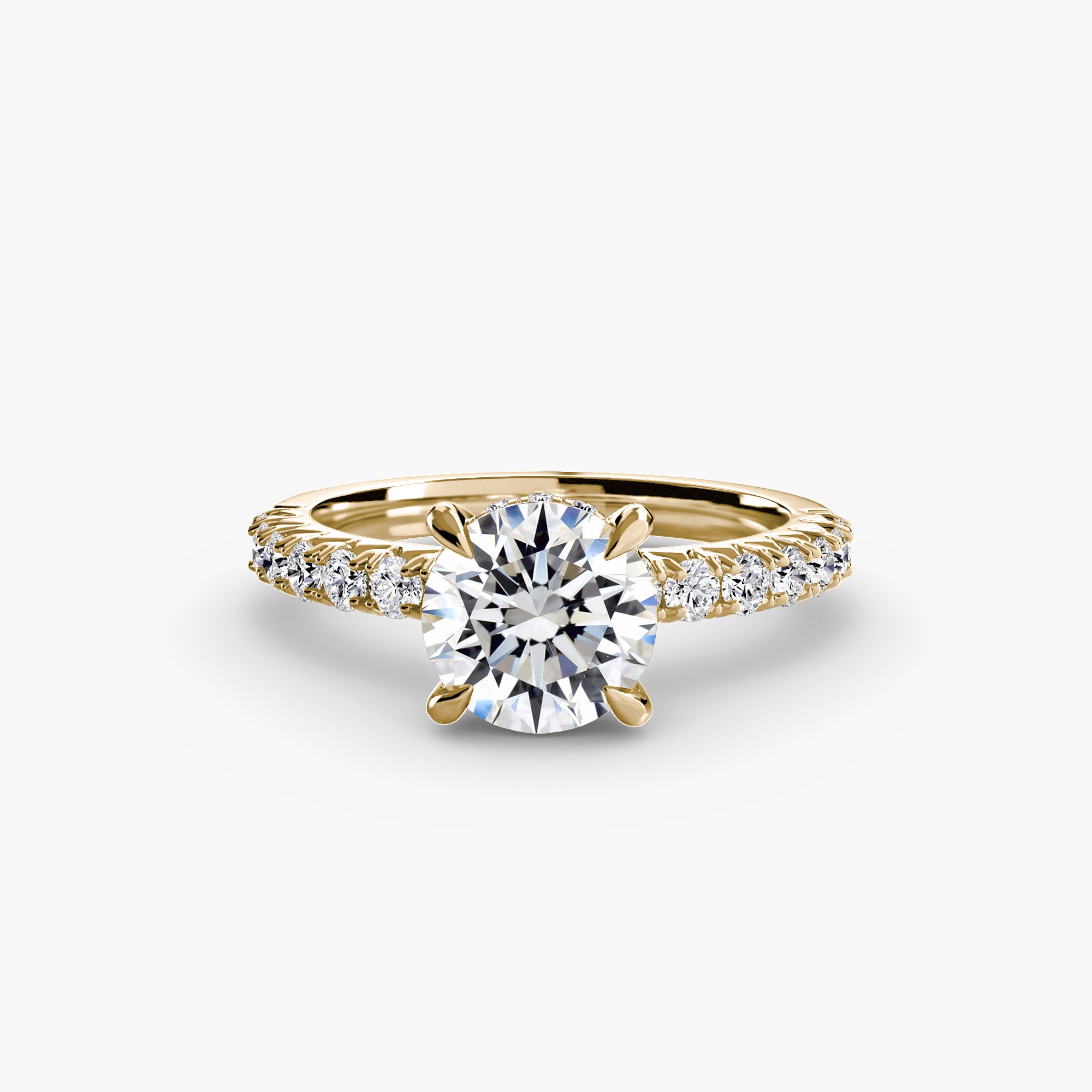 Inel de logodna Solitaire with Pavé VI