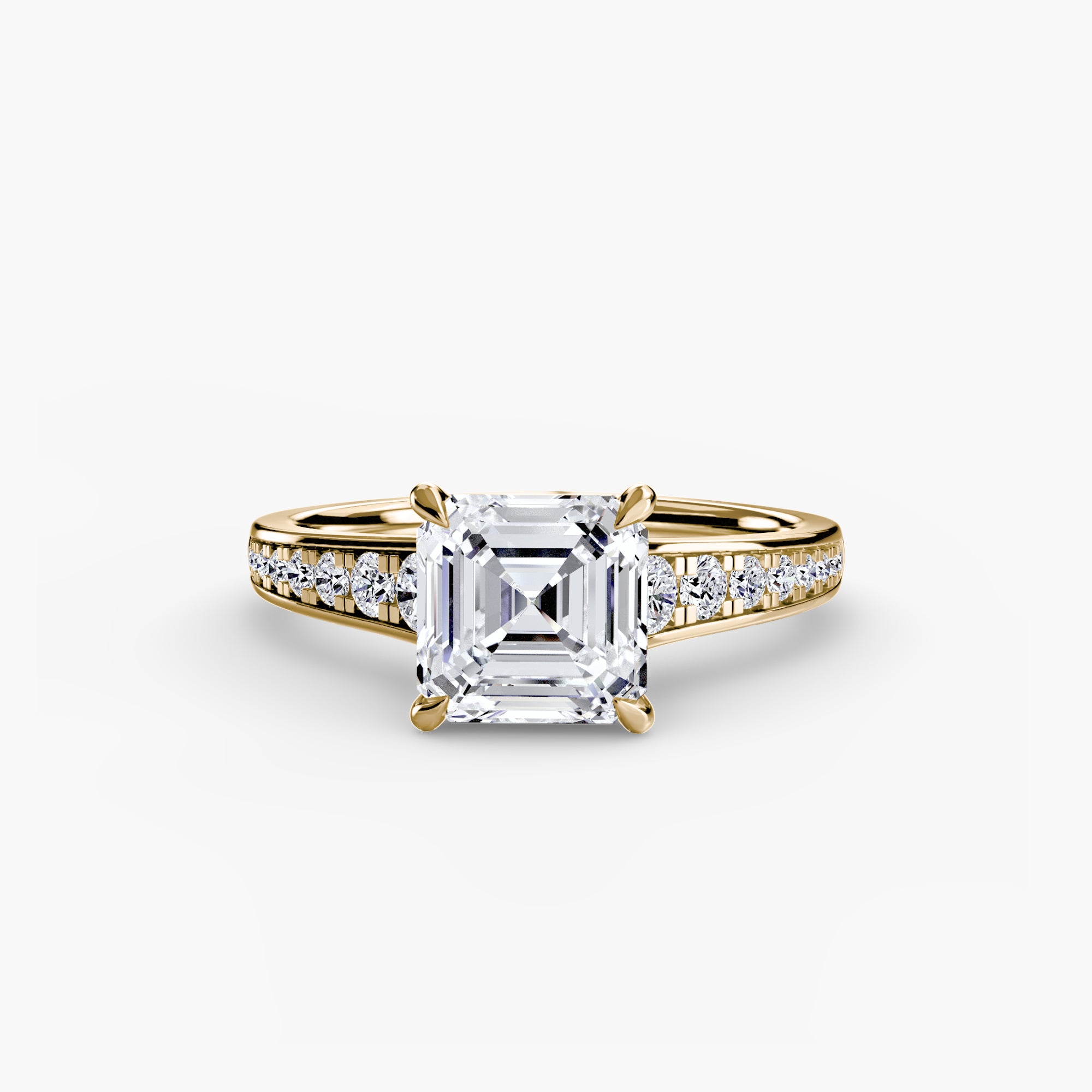 Inel de logodna Solitaire with Pavé VII
