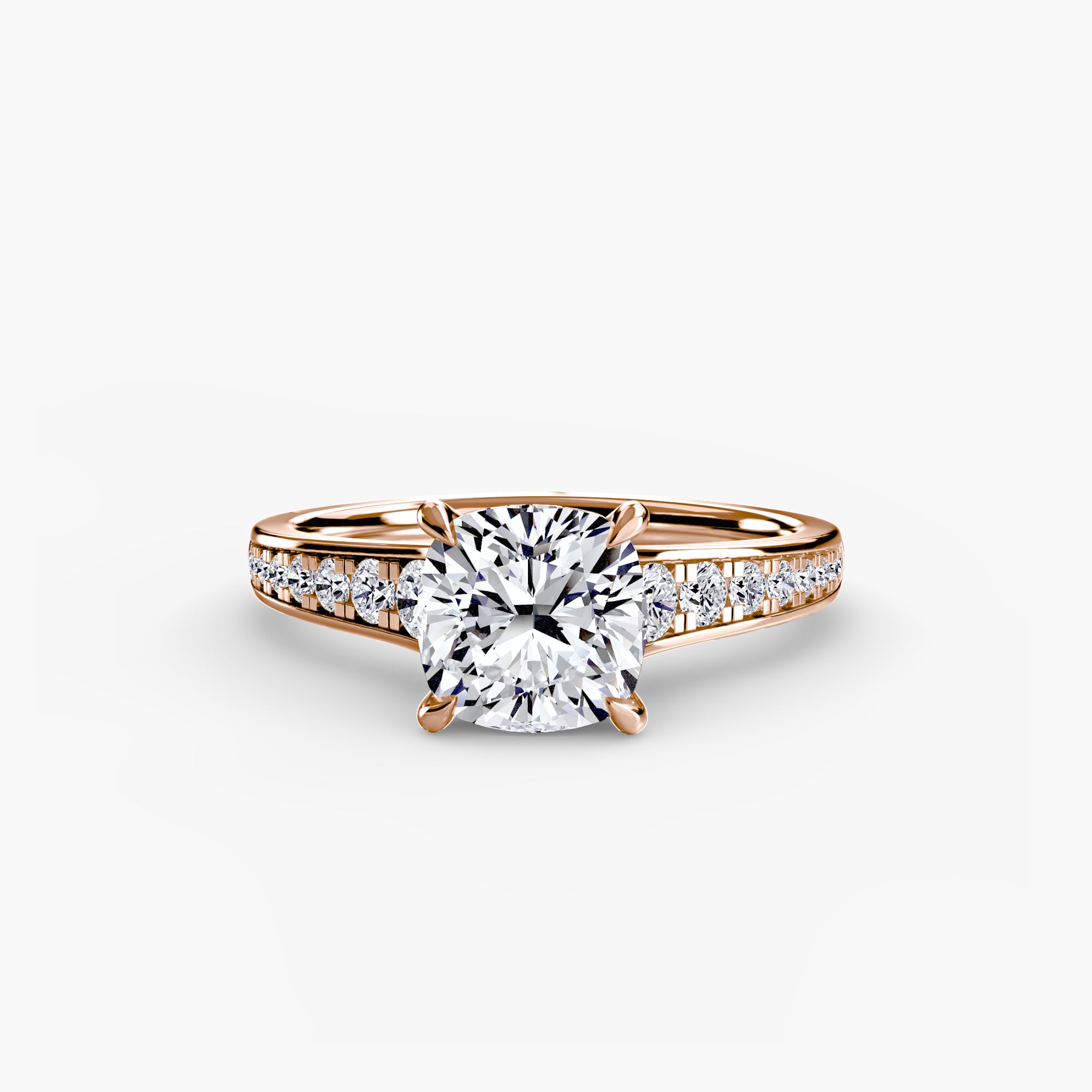 Inel de logodna Solitaire with Pavé VII