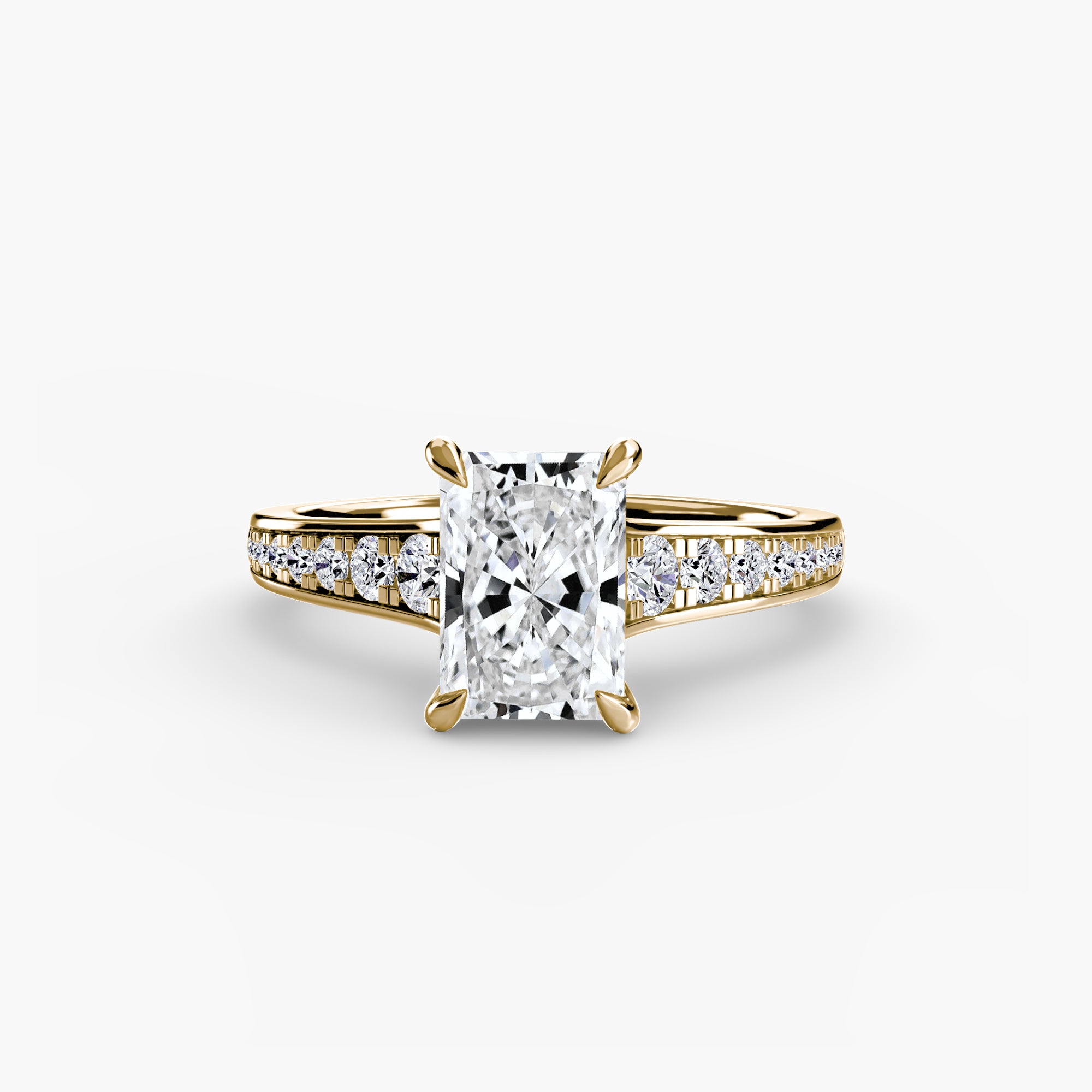 Inel de logodna Solitaire with Pavé VII