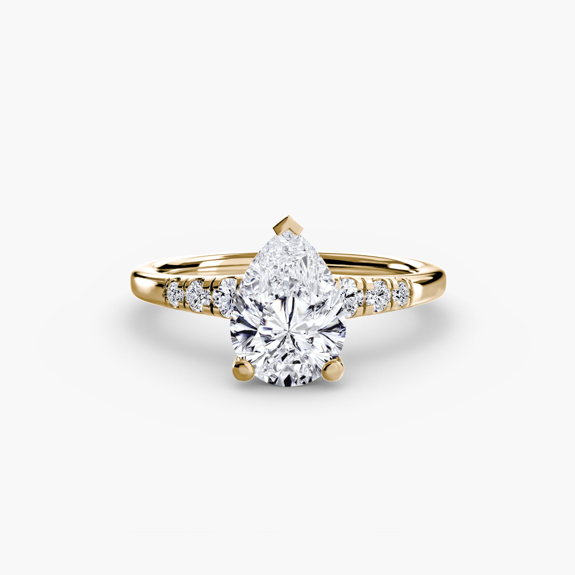 Inel de logodna Solitaire with Side Accents I