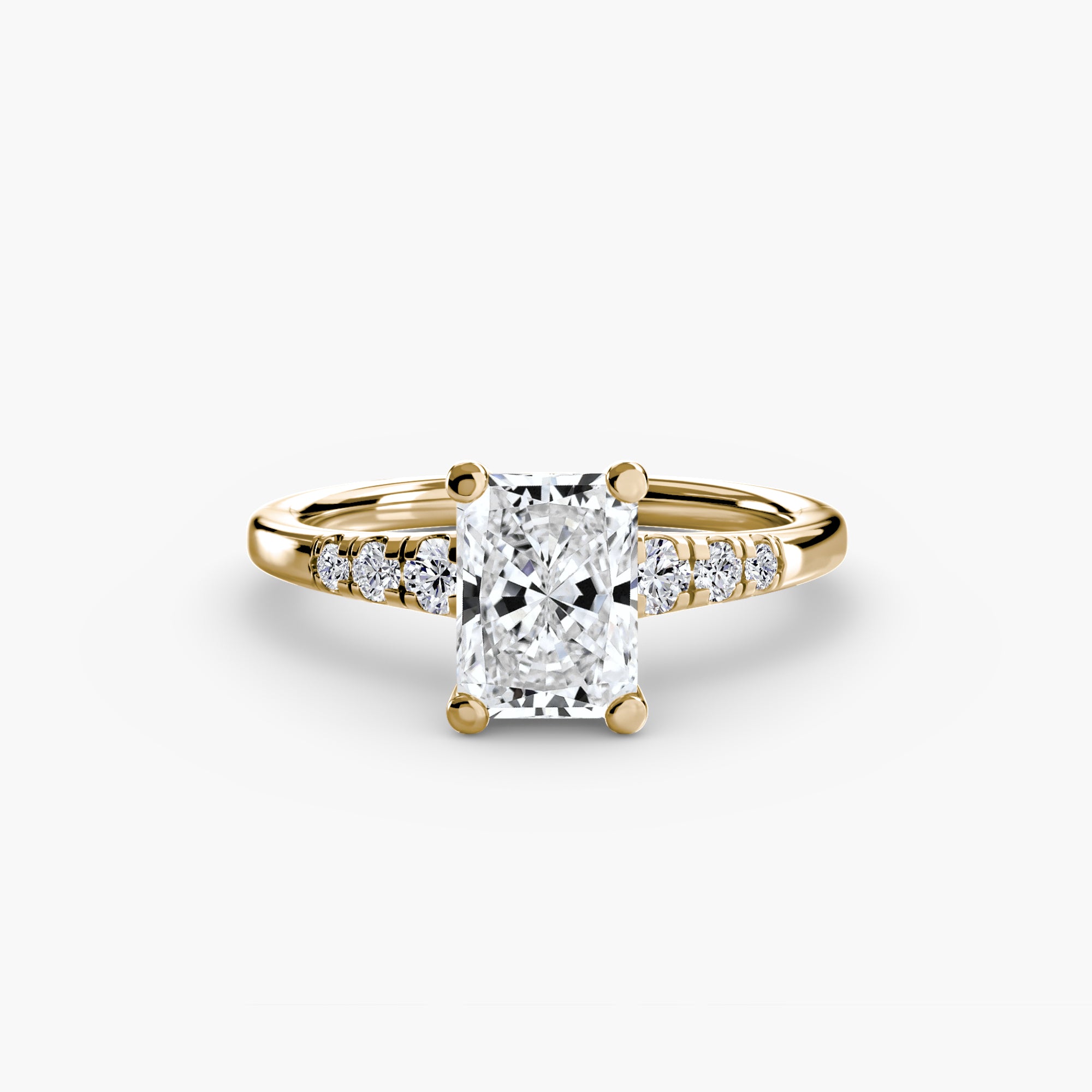 Inel de logodna Solitaire with Side Accents I
