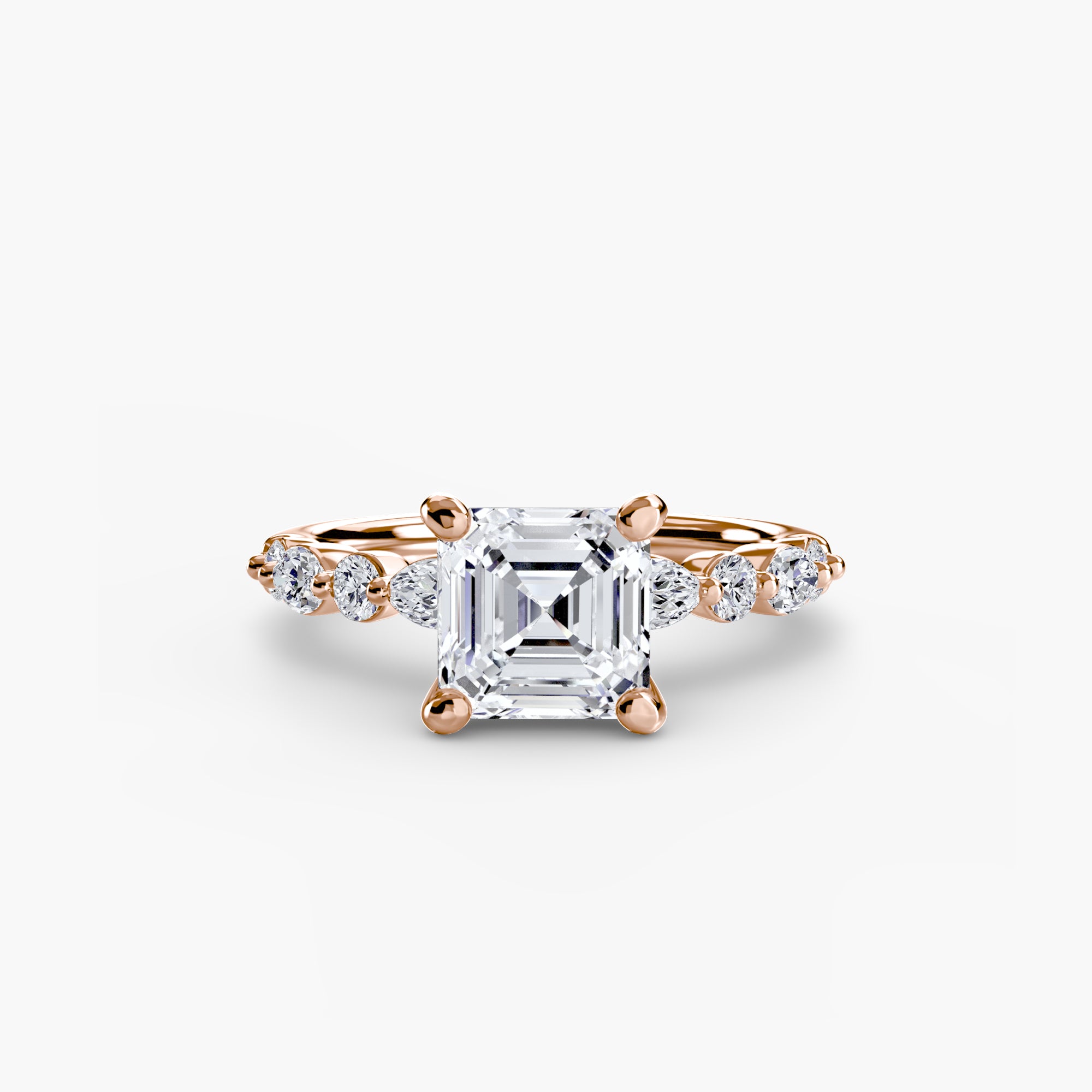 Inel de logodna Solitaire with Eternity Pavé II
