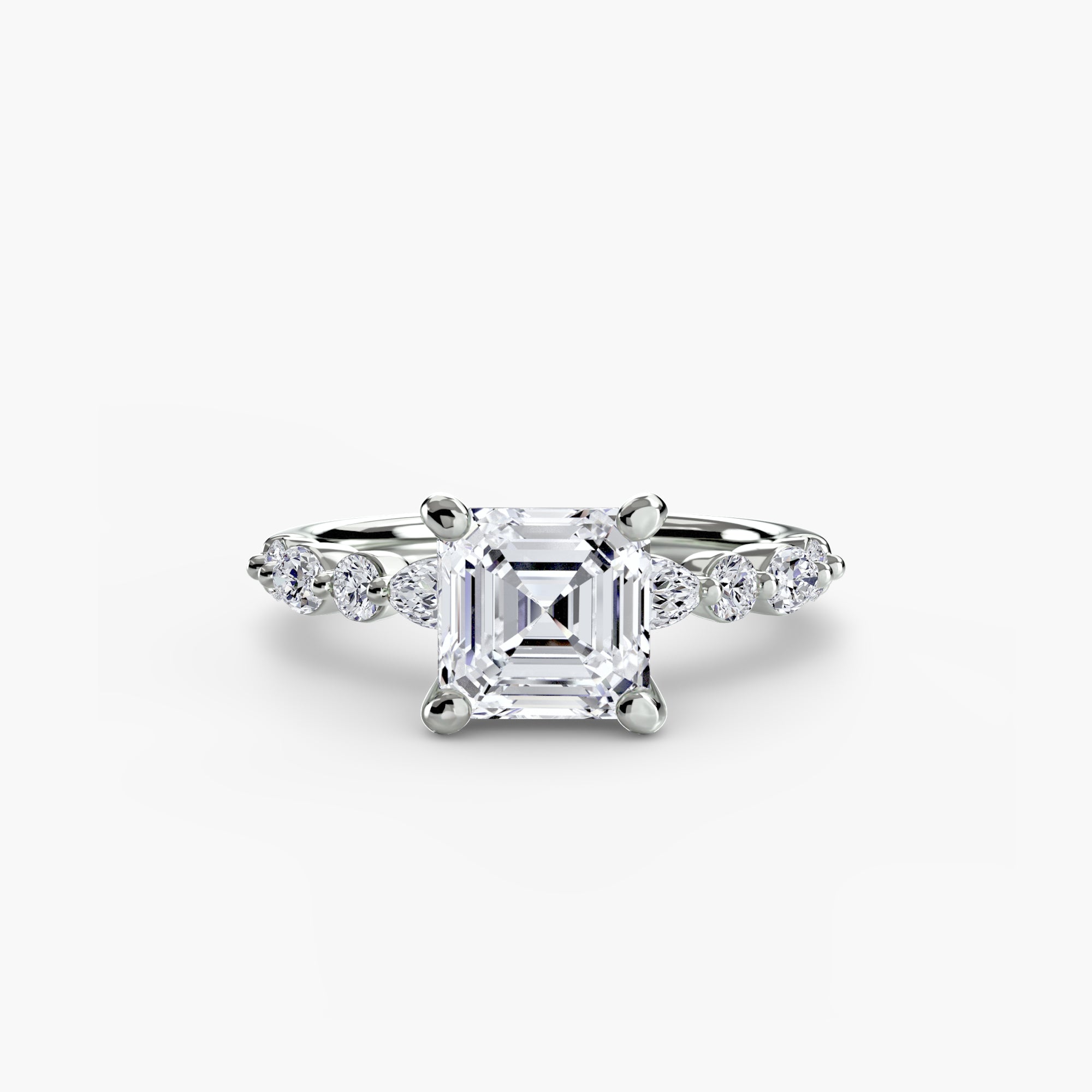 Inel de logodna Solitaire with Eternity Pavé II