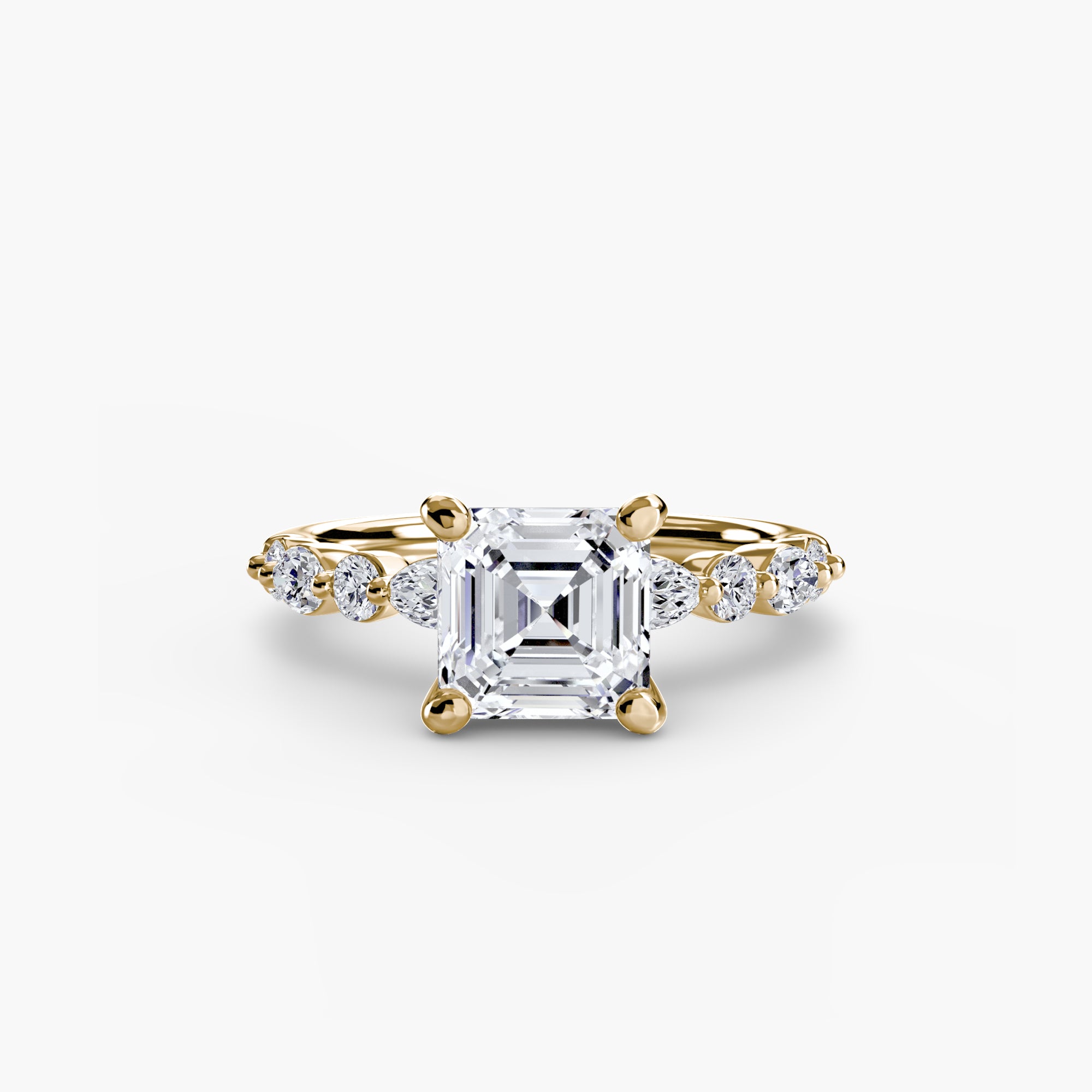 Inel de logodna Solitaire with Eternity Pavé II
