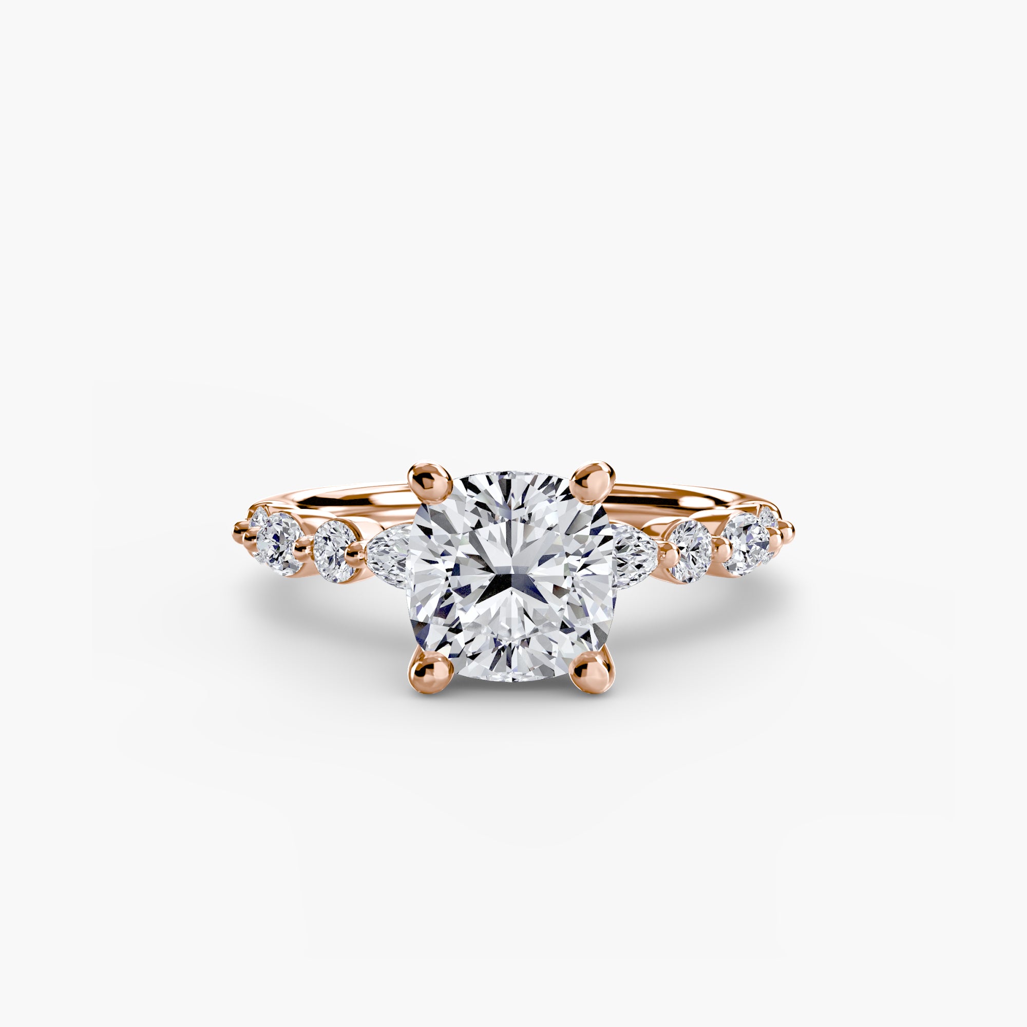 Inel de logodna Solitaire with Eternity Pavé II