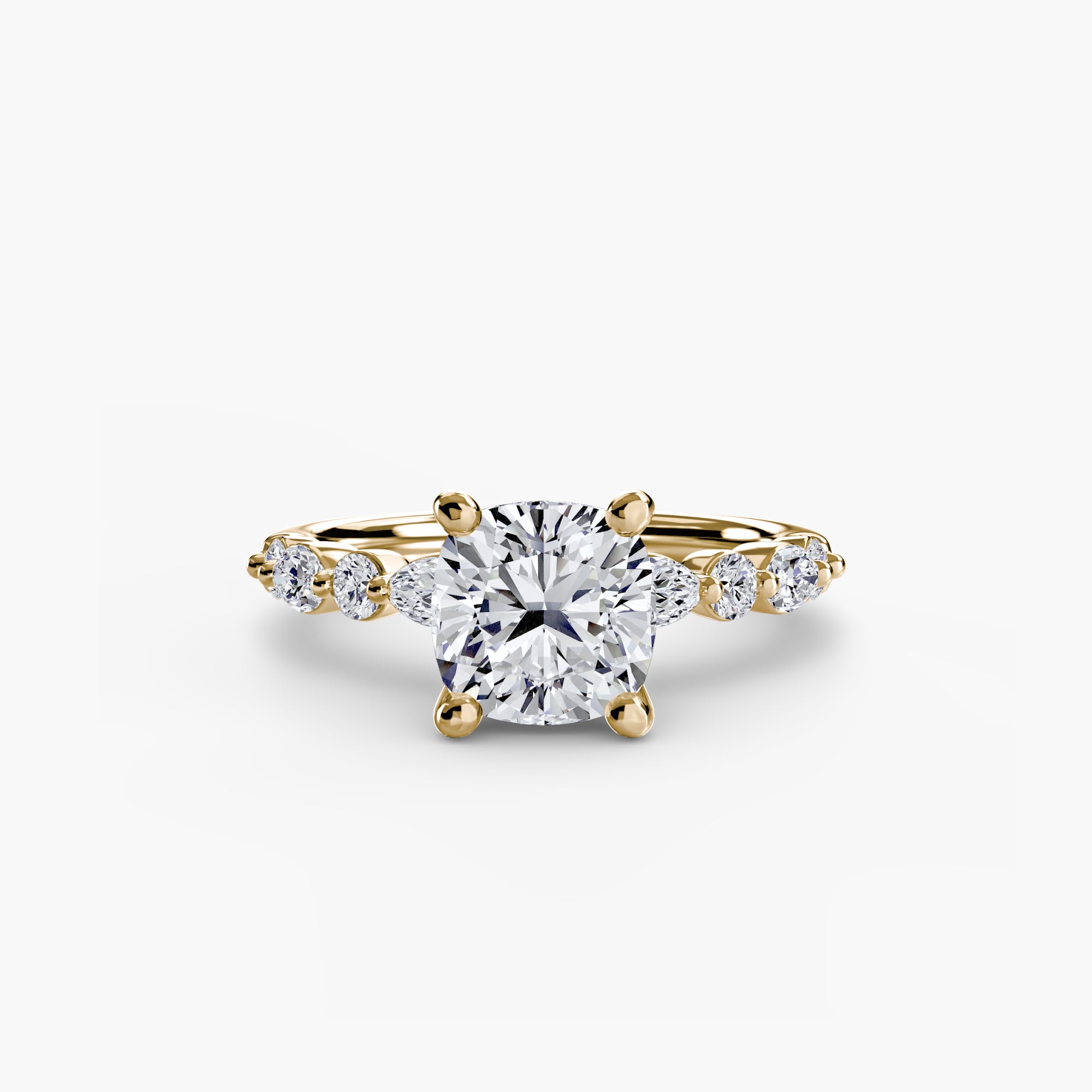 Inel de logodna Solitaire with Eternity Pavé II
