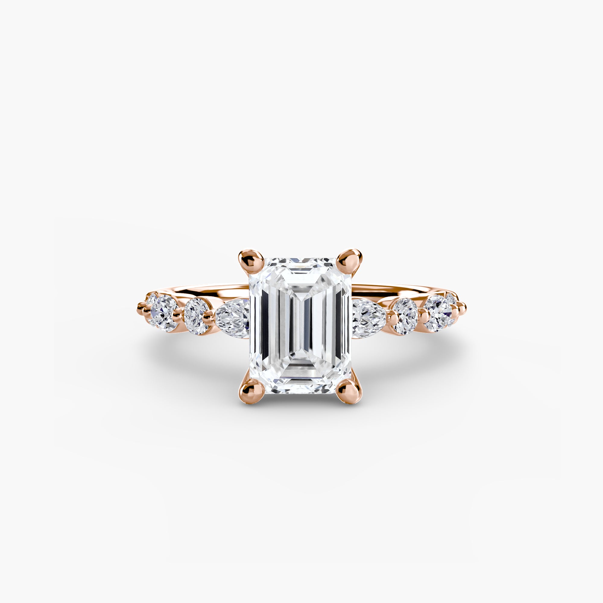 Inel de logodna Solitaire with Eternity Pavé II