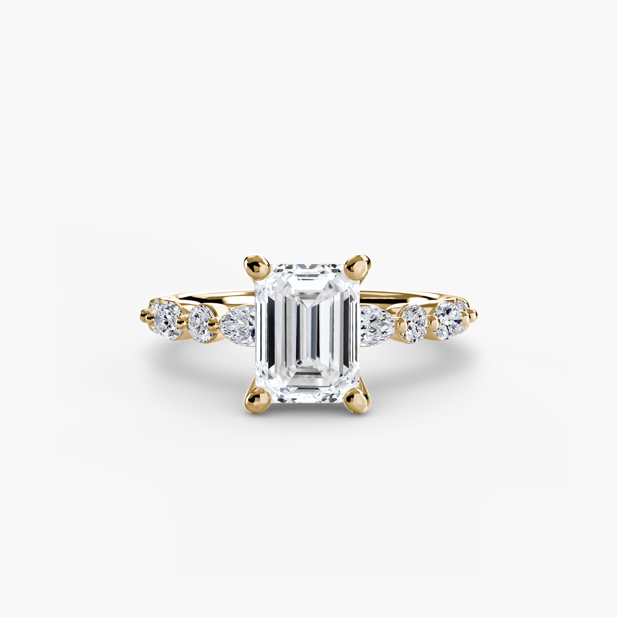 Inel de logodna Solitaire with Eternity Pavé II