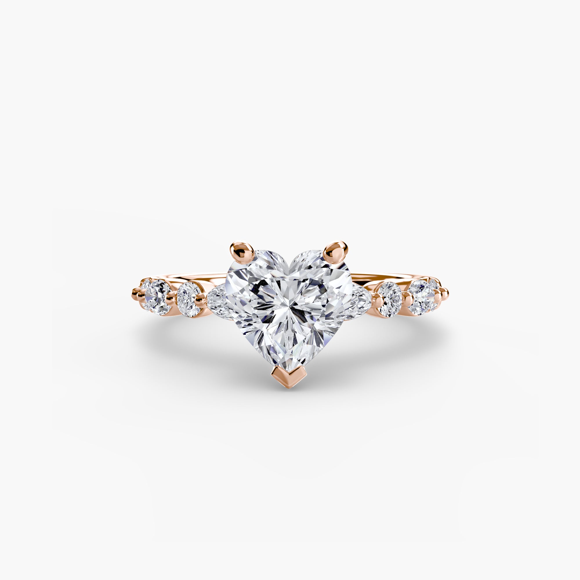 Inel de logodna Solitaire with Eternity Pavé II