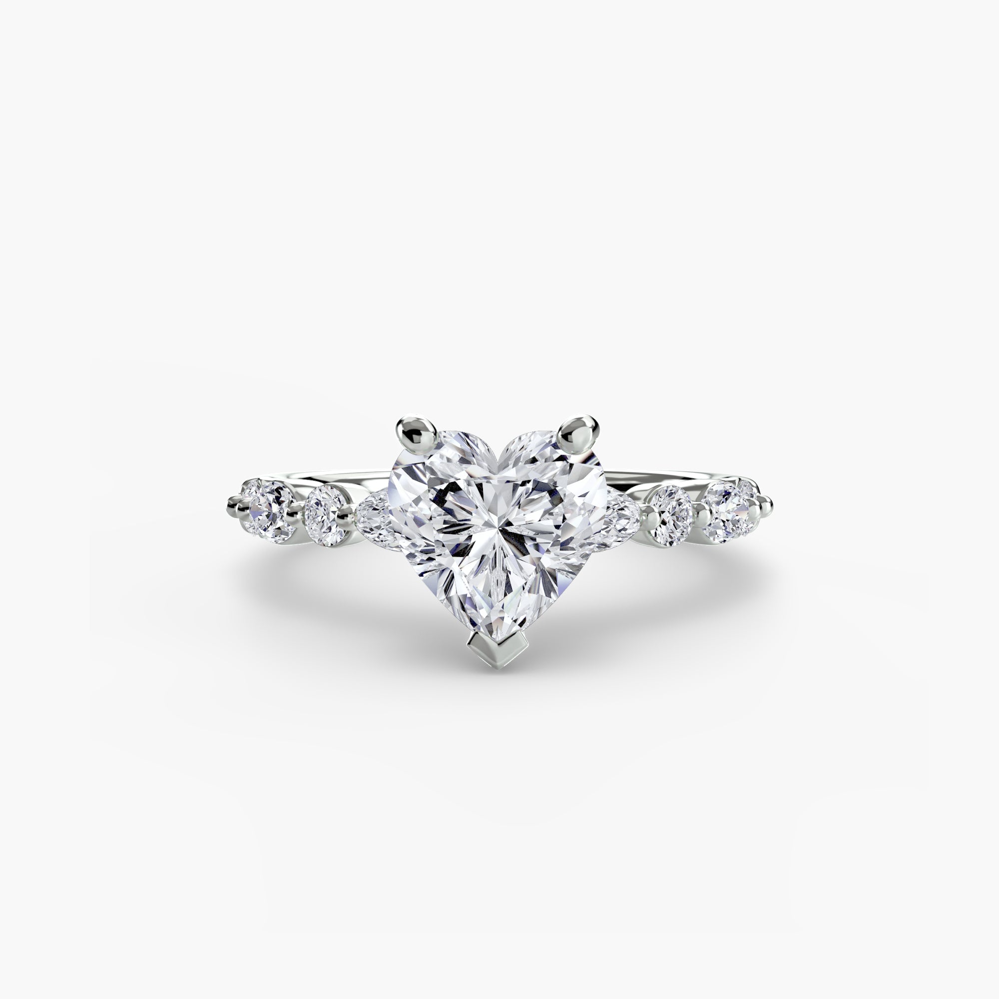 Inel de logodna Solitaire with Eternity Pavé II