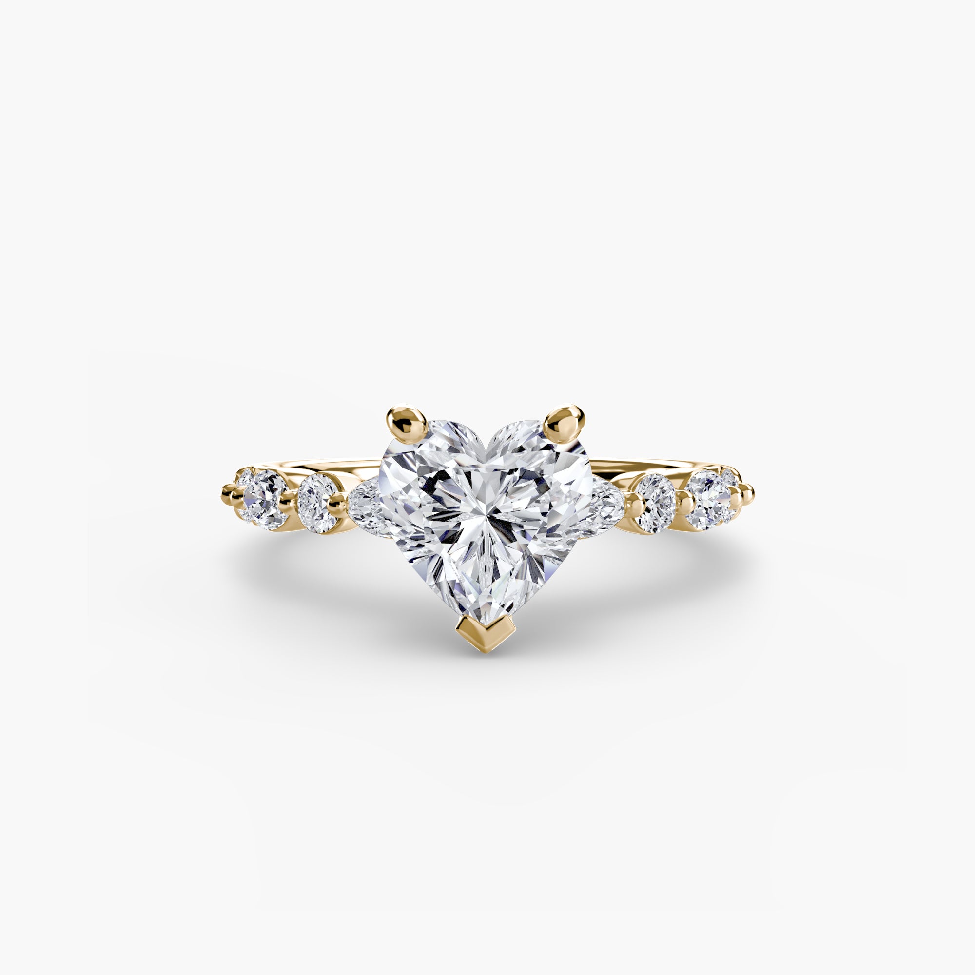 Inel de logodna Solitaire with Eternity Pavé II