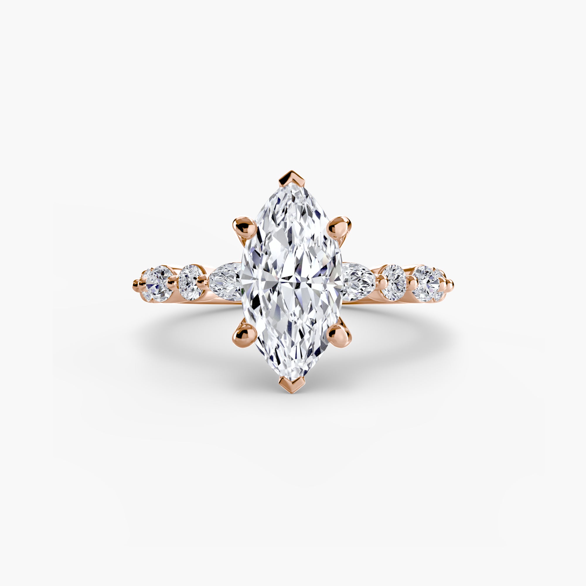 Inel de logodna Solitaire with Eternity Pavé II