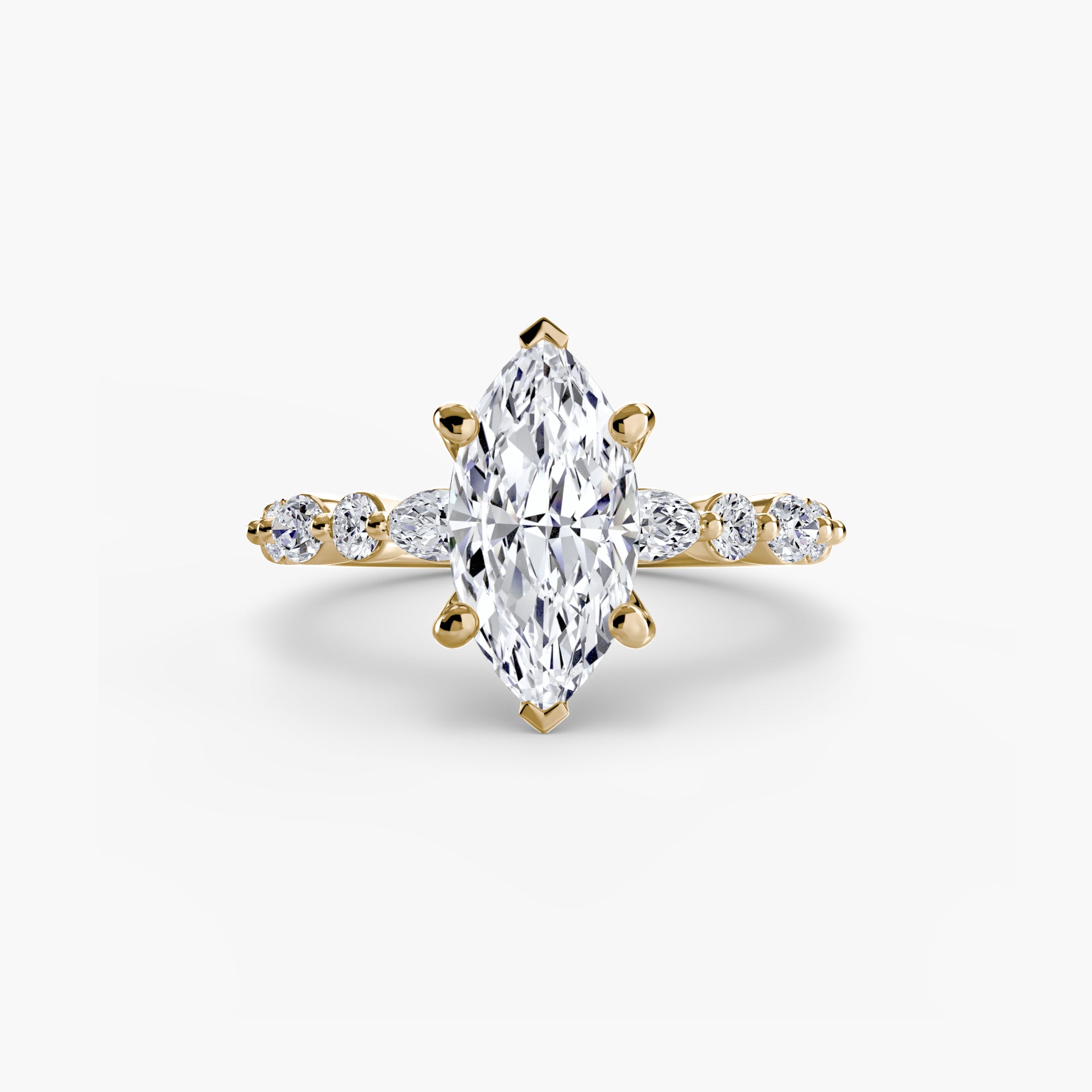 Inel de logodna Solitaire with Eternity Pavé II