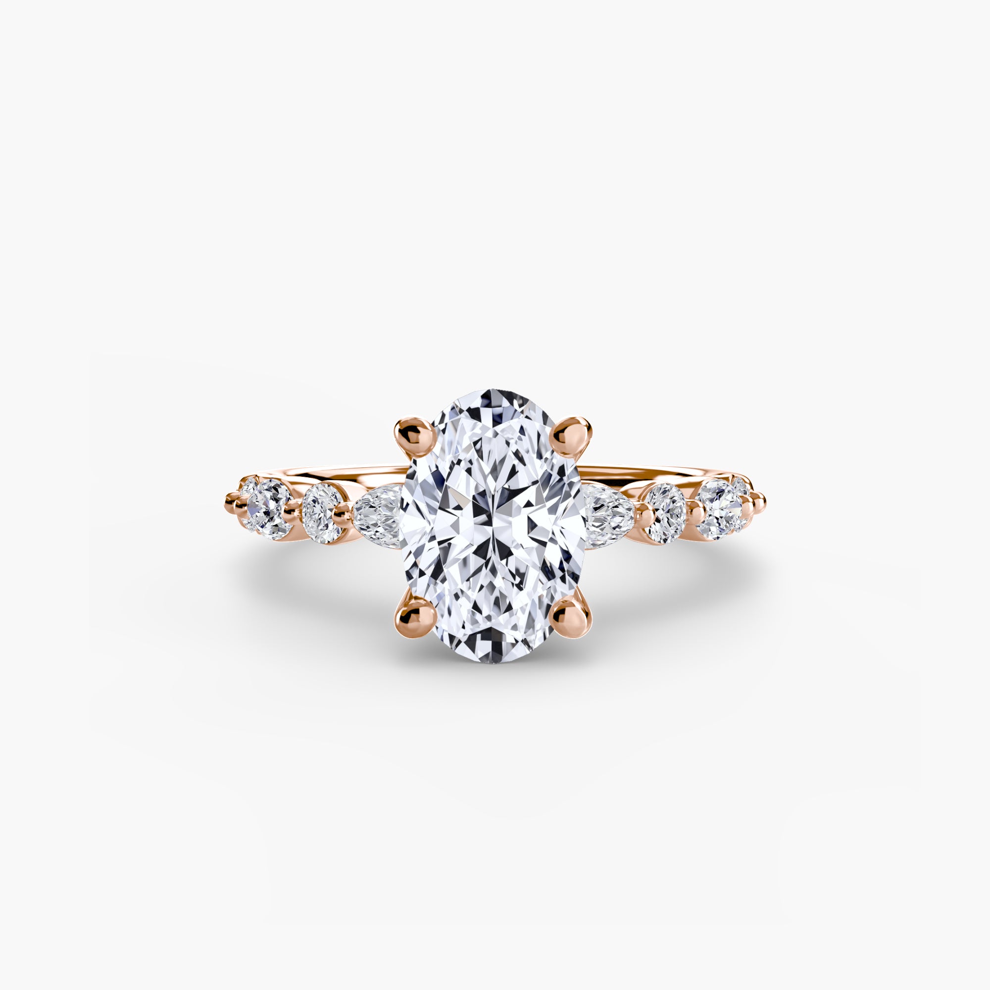Inel de logodna Solitaire with Eternity Pavé II