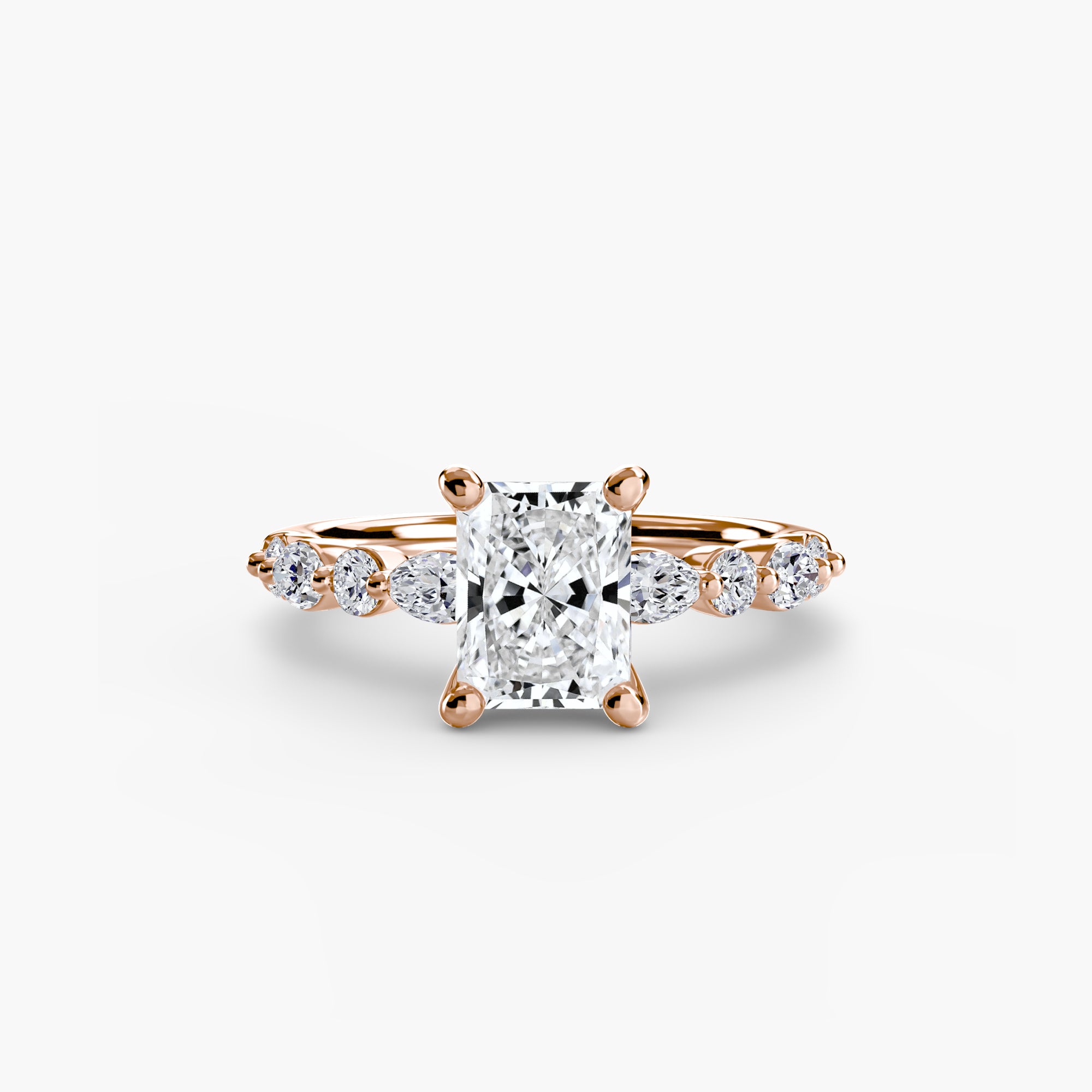 Inel de logodna Solitaire with Eternity Pavé II