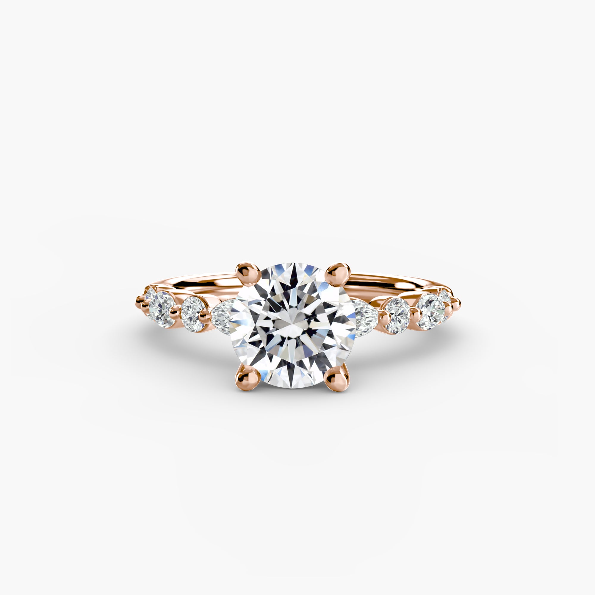Inel de logodna Solitaire with Eternity Pavé II