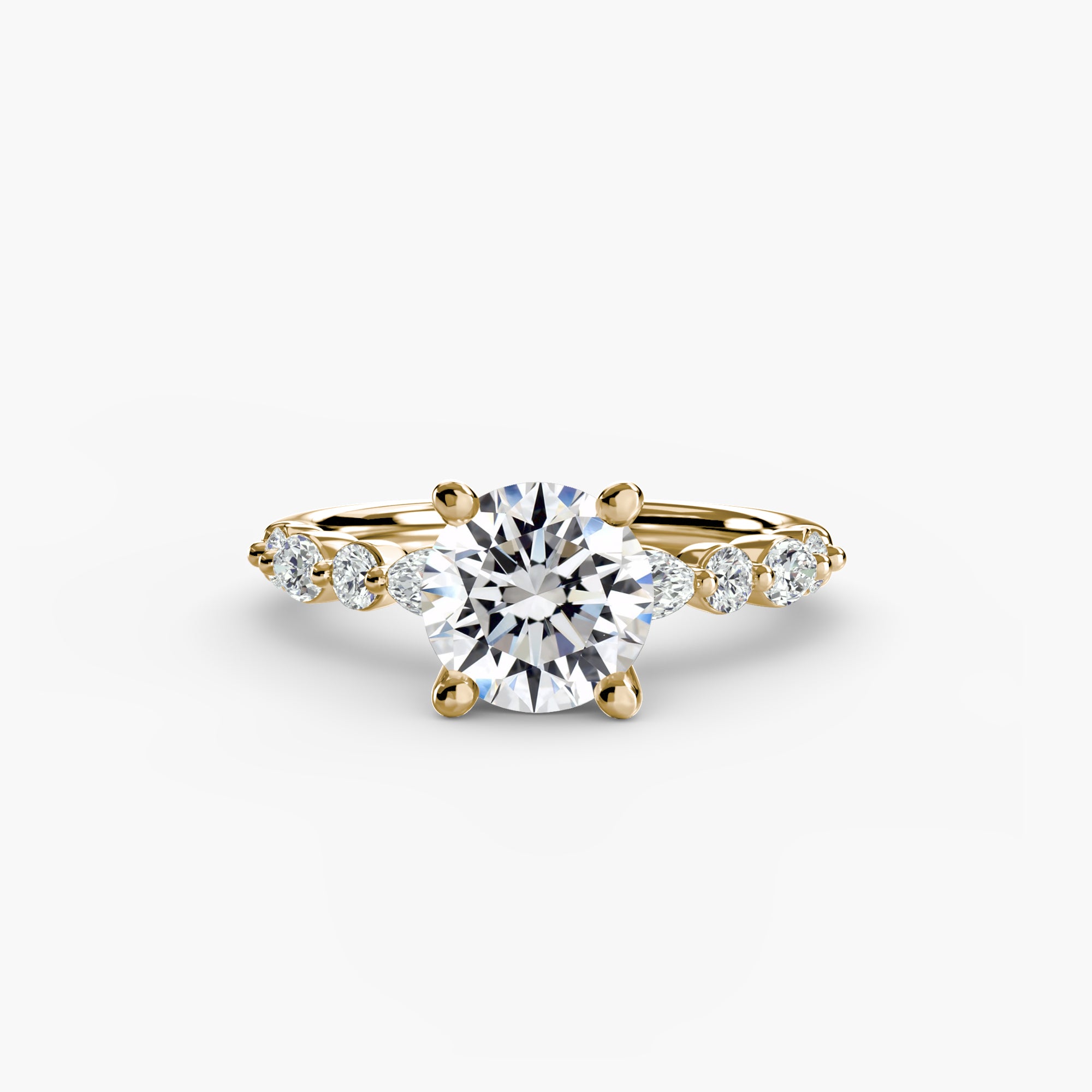 Inel de logodna Solitaire with Eternity Pavé II