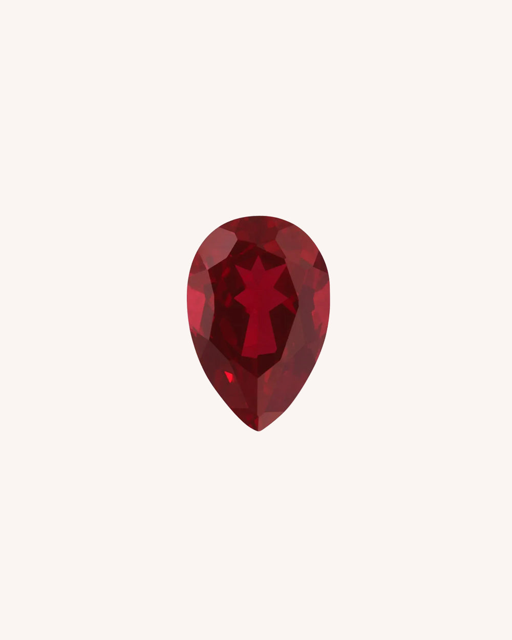 Rubin Lab-Grown, Para, 0.5 ct