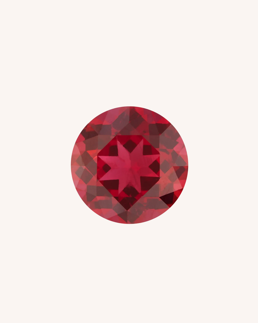 Rubin Lab-Grown, Rotund, 1.5 ct