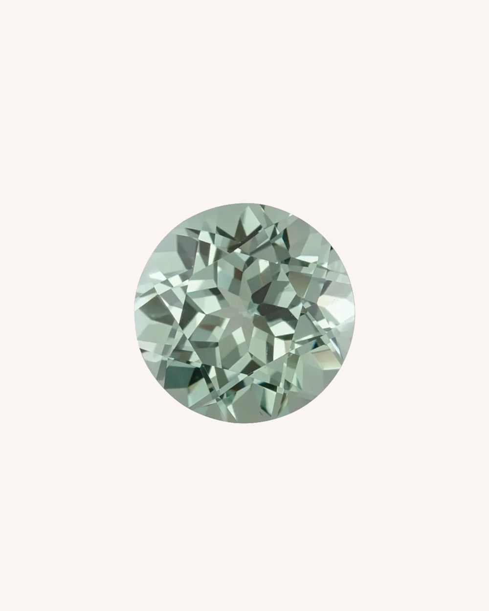 Safir Lab-Grown Verde, Rotund, 1.5 ct