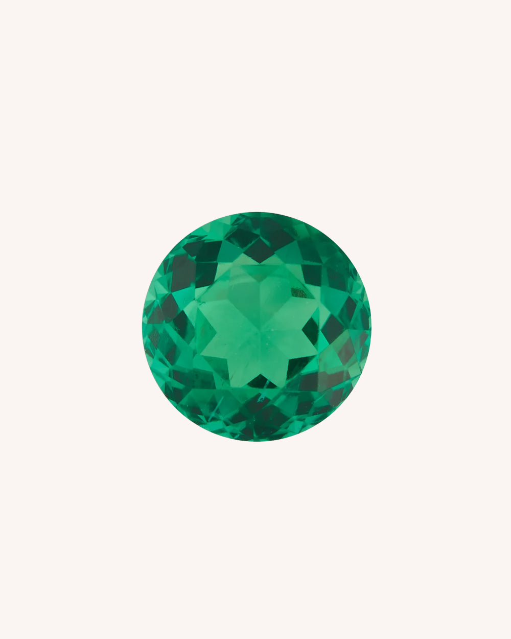 Smarald Lab-Grown, Rotund, 1.0 ct