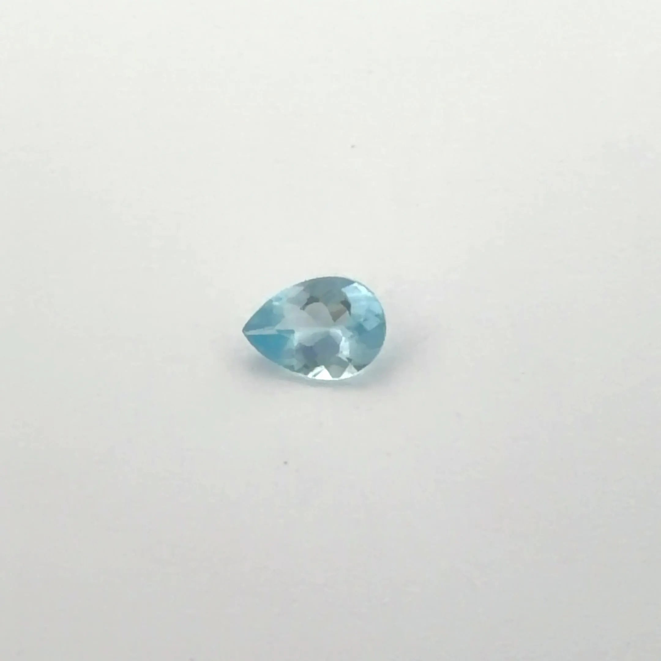 0.54ct Pear Natural Aquamarine (Colour Blue, Clarity Eye Clean, Cut Faceted)