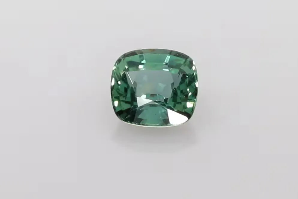 0.91ct Cushion Natural Sapphire (Colour Teal, Clarity Eye Clean, Cut Faceted)