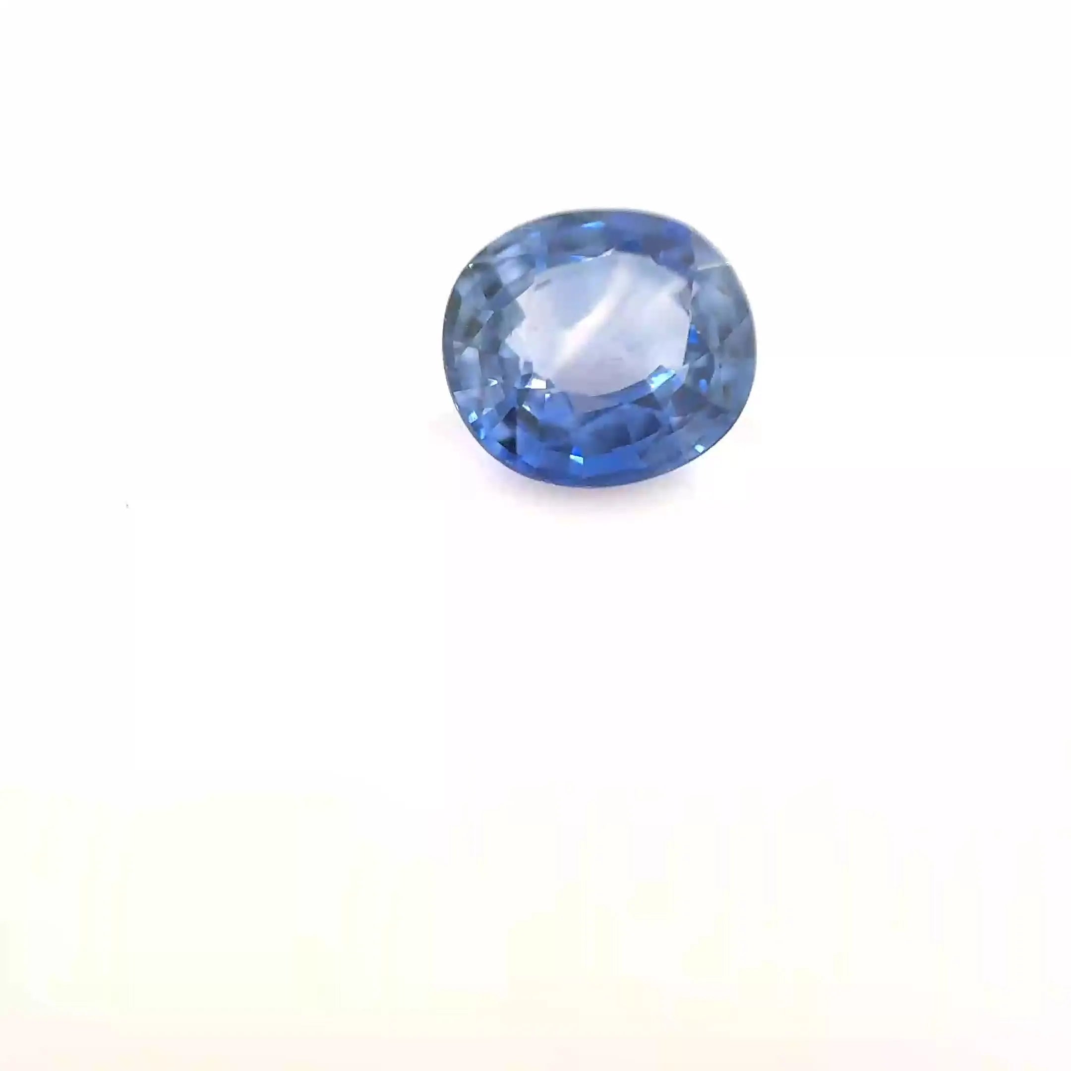 0.98ct Cushion Natural Sapphire (Colour Blue, Clarity Slightly Included, Cut Faceted)