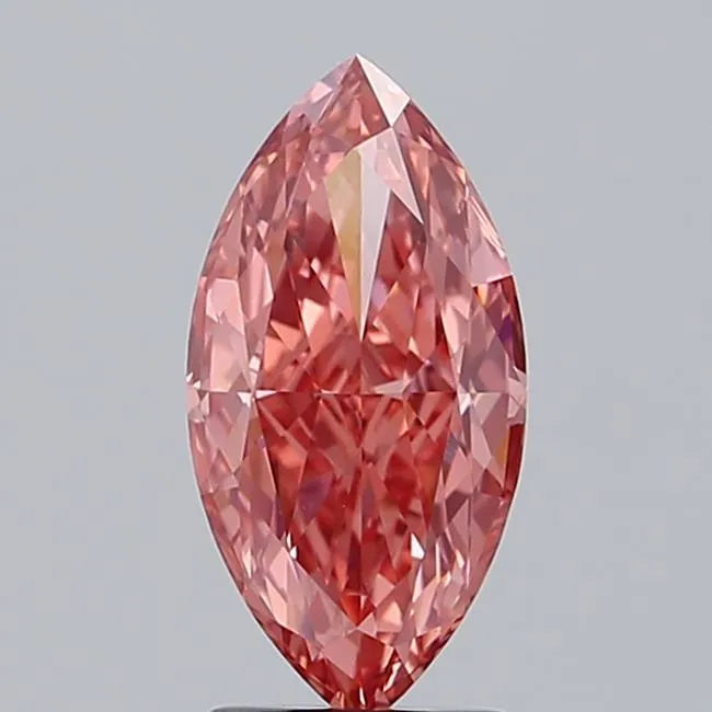 2.01ct Marquise Lab Grown Diamond (Colour Fancy Vivid Pink, Clarity VVS2, IGI Certified)