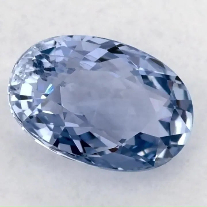 2.26ct Oval Natural Sapphire (Colour Blue, Clarity Slightly Included, Cut Faceted)