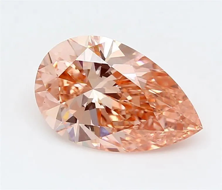 2.50ct Pear Lab Grown Diamond (Colour Fancy Vivid Pink, Clarity VVS2, IGI Certified)