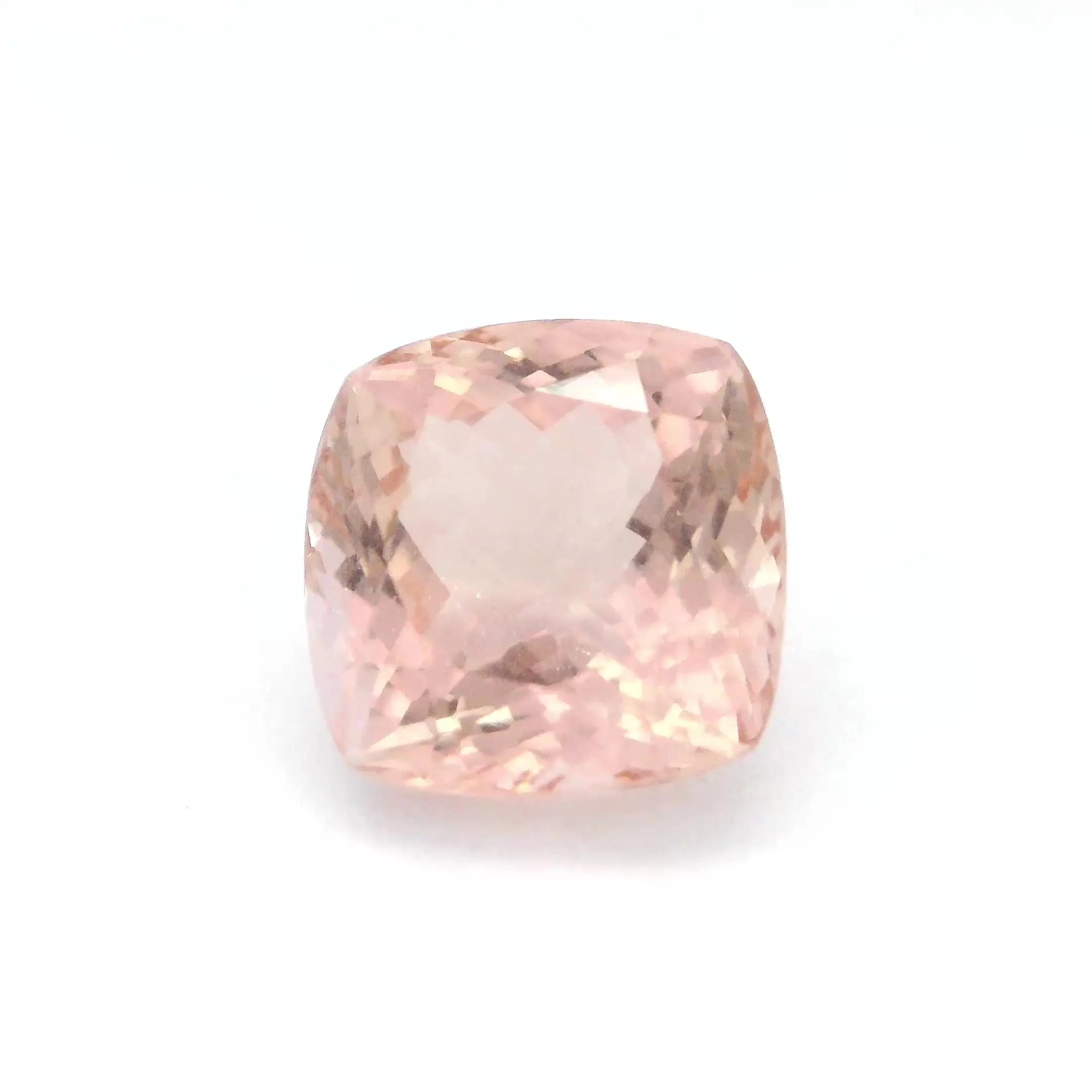 6.61ct Cushion Natural Morganite (Colour Pink, Clarity Slightly Included, Cut Faceted)