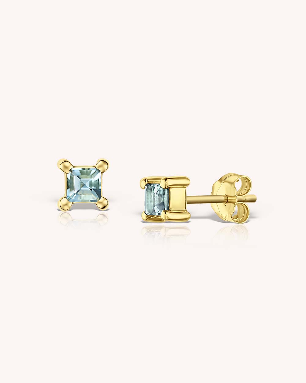 Cercei Baby Blue Dreams cu acvamarine