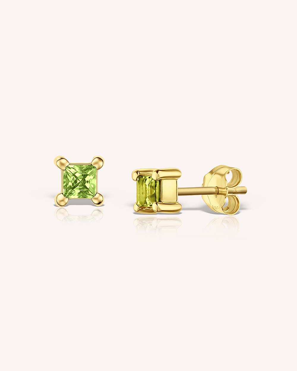Cercei Pistachio Green cu peridot
