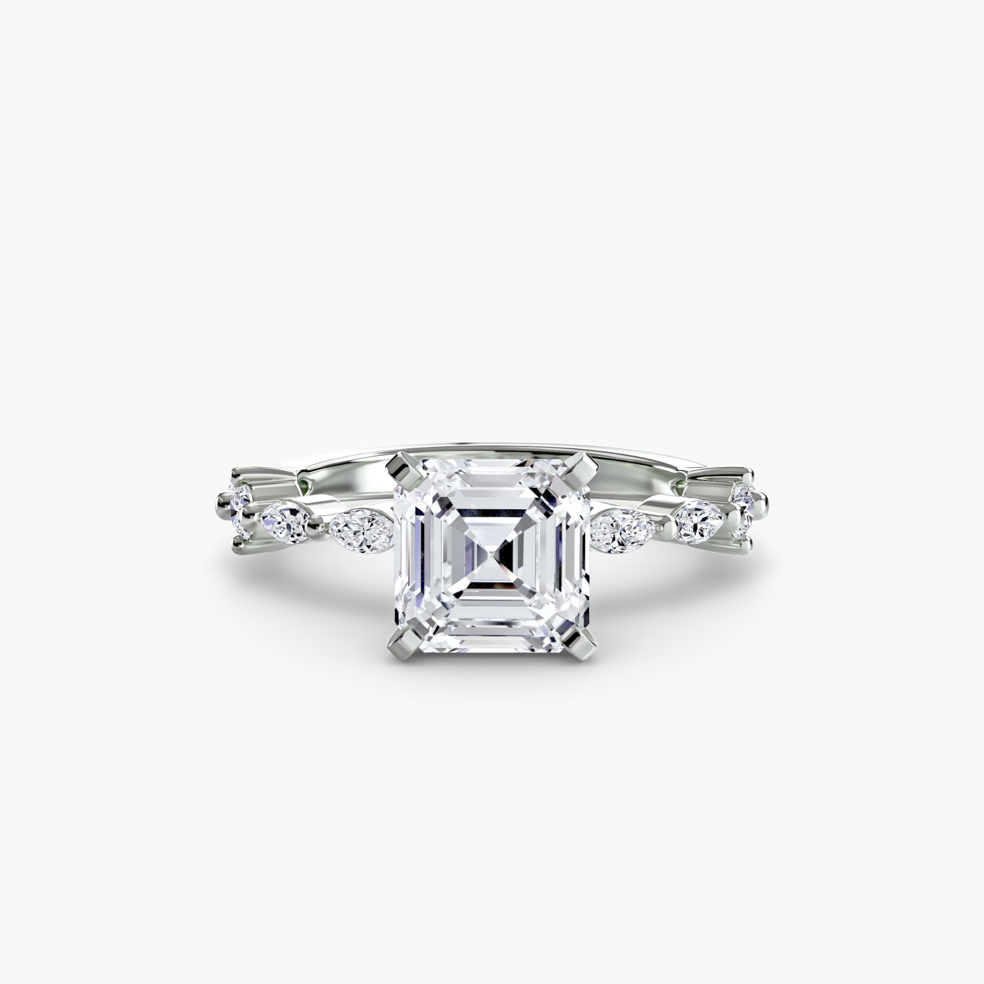 Inel de logodna Solitaire with Eternity Pavé I