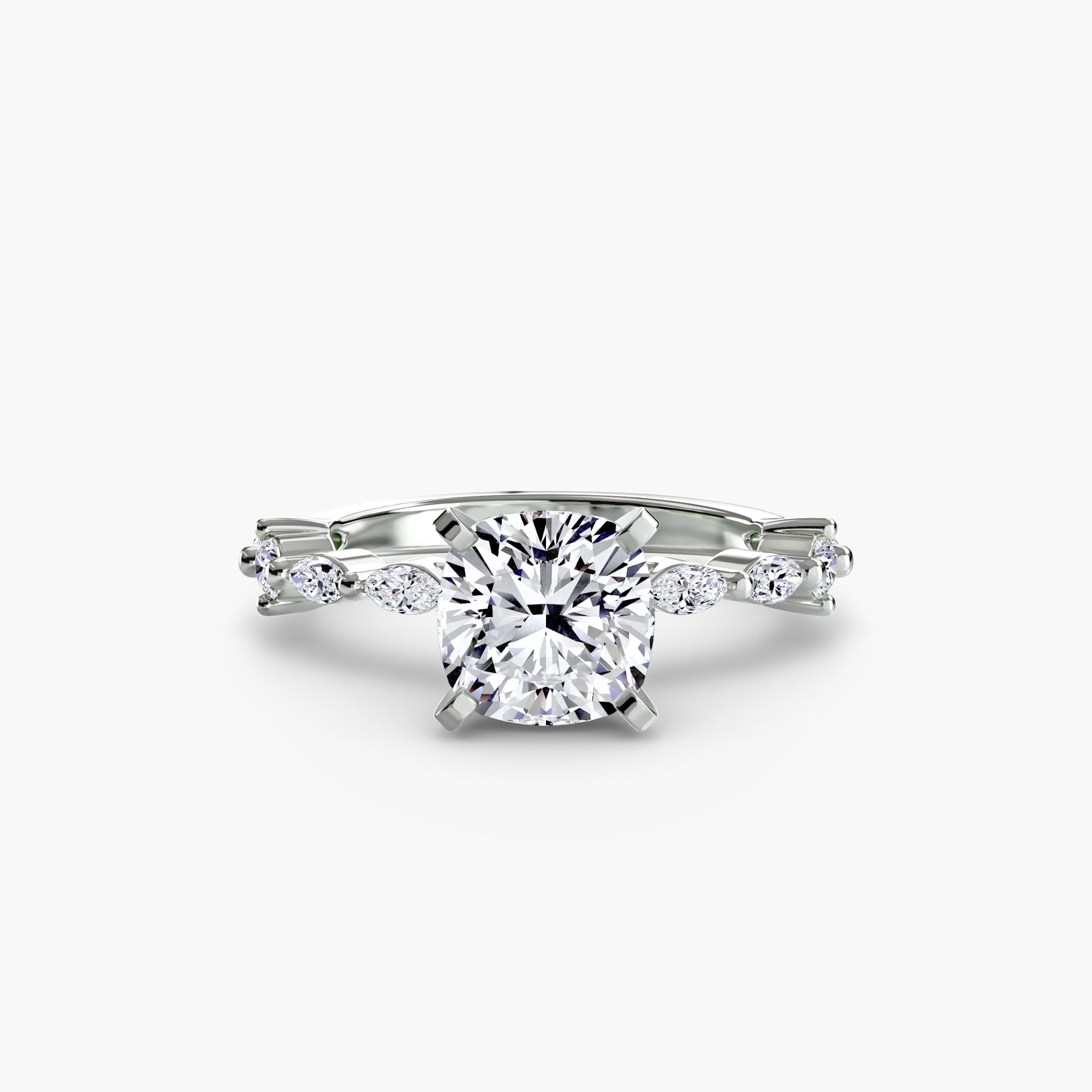 Inel de logodna Solitaire with Eternity Pavé I