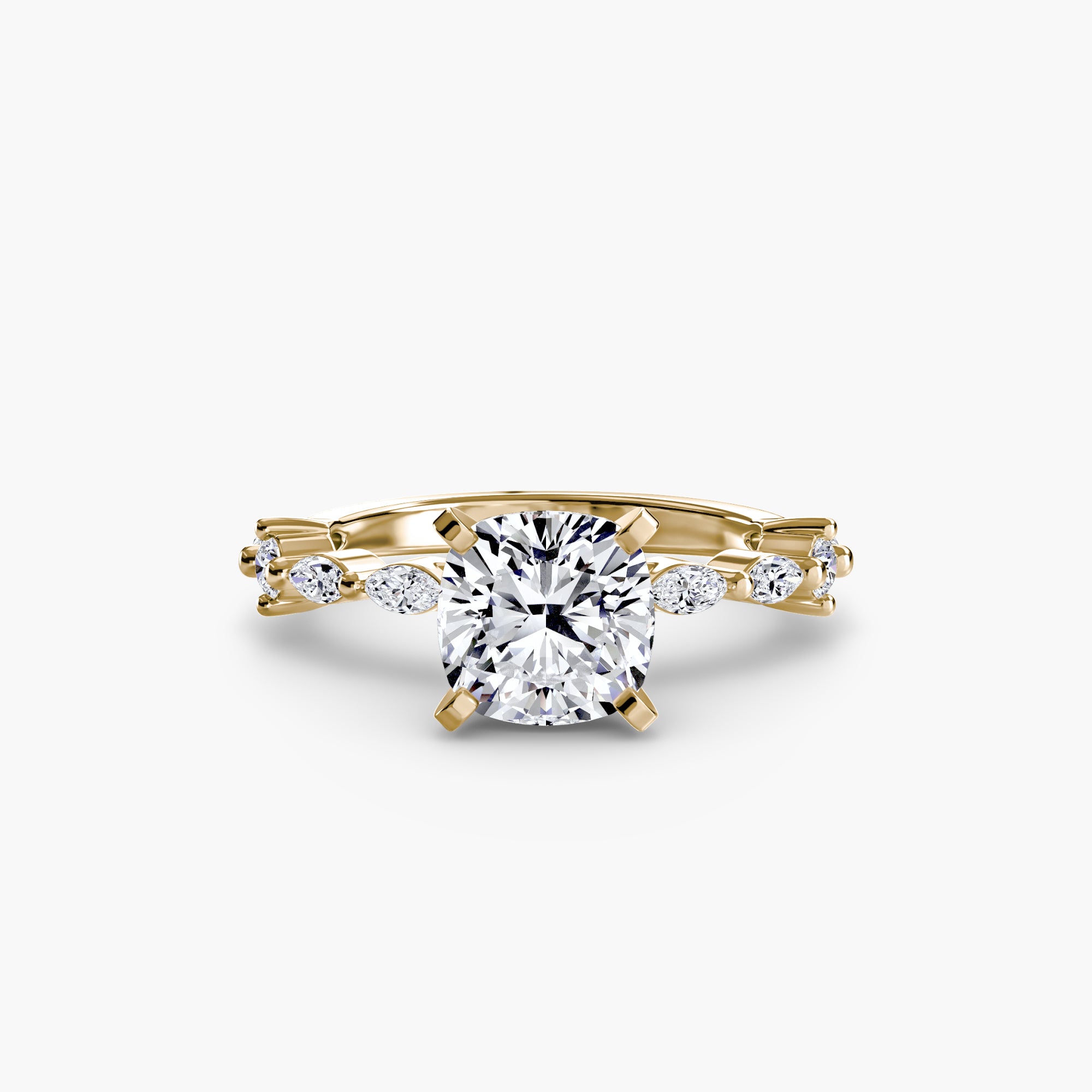 Inel de logodna Solitaire with Eternity Pavé I