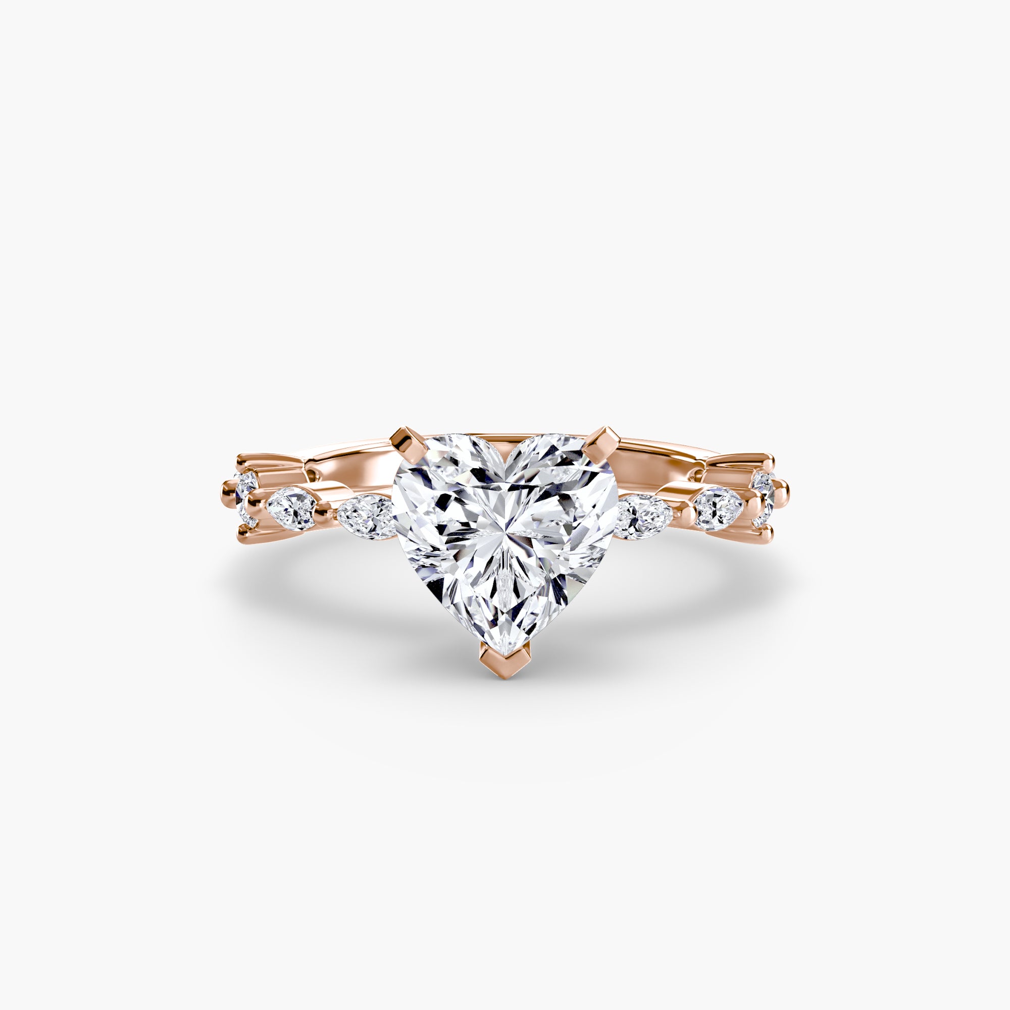 Inel de logodna Solitaire with Eternity Pavé I