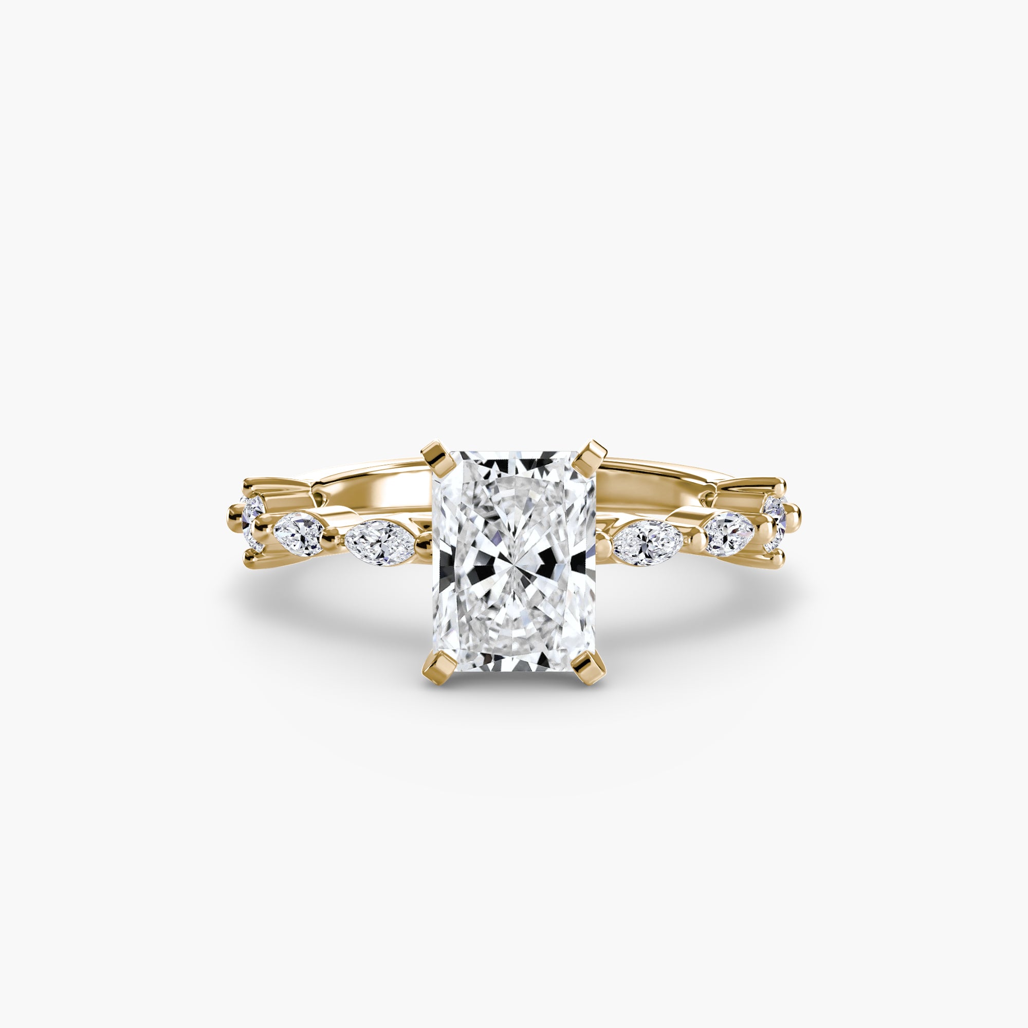 Inel de logodna Solitaire with Eternity Pavé I